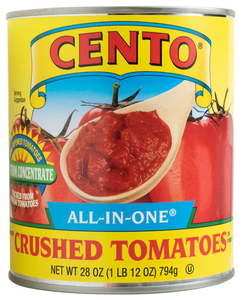 All-In-One Crushed Tomatoes (Cento) 28 oz Clearance Get Authentic