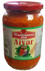 Ajvar Hot, Makedonsko ORO (23.6 oz) 670g Free Shipping For Sale