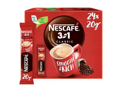 Nescafe 3-In-1 Instant Coffee Mix Pack of 24 Cheap Online Store
