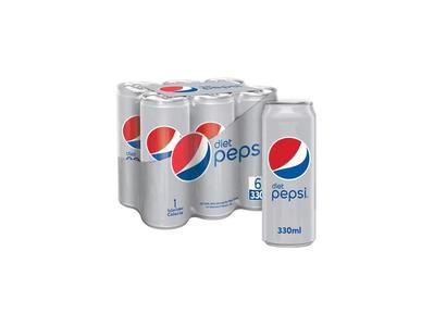 Pepsi Diet Can 330ml 6 pcs/pack Discount Release Dates