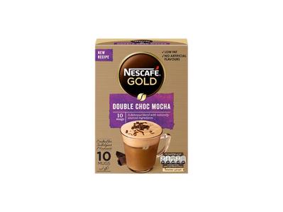 Nescafe Gold Double Choco Mocha Coffee Mix 23.5g Pack of 10 Sale Pick A Best