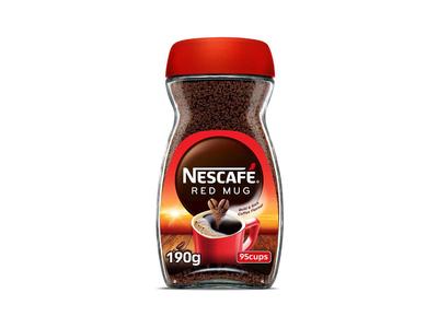 Nescafe Red Mug Smooth And Rich With Arabica Coffee 190Gm Cheap Official