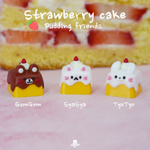 [ GB ] Pudding friends x Strawberry cake by JJOCAP Free Shipping Cheap Pice
