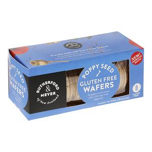 Rutherford & Meyer Rice Wafers Poppy Seed Get Authentic Cheap Pice
