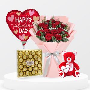Valentine Special Combo Bouquet Cheap Sale With Mastercard