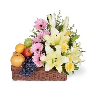 New Wish Fruit and Flower Basket Visit Cheap Pice
