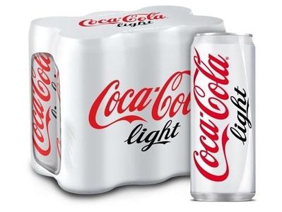 Coca Cola Light in Can 330ml 6pcs/pack Sale Affordable