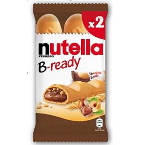 Nutella B-ready Wafer filled with Nutella, (2x22g) 44 g Sale Huge Surprise