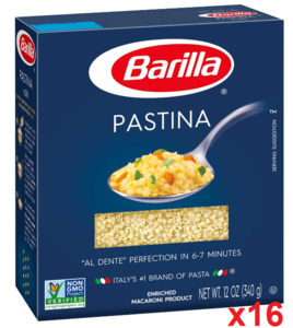 Pastina Pasta (Barilla) CASE (16 x 12 oz (340g)) (Pack of 16) Low Pice Fee Shipping For Sale
