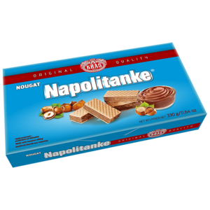 Napolitanke Nougat Wafers, 330g The Cheapest Cheap Online