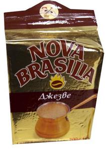Nova Brasilia Ground Coffee, Djezve, 200g, brown pack High Quality For Sale