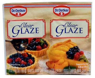 Oetker Clear Glaze 2 x 10g Wide Range Of Cheap Pice