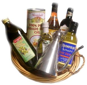 Oil and Vinegar Gift Basket 7pc Clearance Original