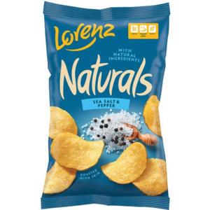 Naturals Sea Salt and Pepper Chips (Lorenz) 3.5 oz (100g) Cheap View
