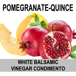 Pomegranate-Quince White Balsamic Vinegar Condimento Discount Pices
