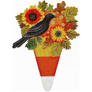 Candy Corn Bouquet with Bird Free Shipping Best Place