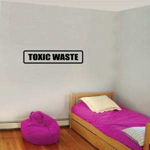 Toxic Waste Decal Free Shipping Clearance Store