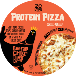 6 Low Carb, High Protein Buffalo Style Chicken Pizza - 100% Chicken Crust Buy Cheap How Much