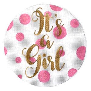 It's a Girl Bubble Round Visit New