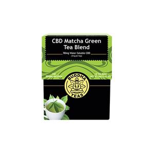 Buddha Teas 5mg CBD Tea Bags - Matcha Green Tea Blend Pay With Paypal