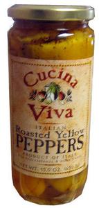 Roasted Yellow Peppers (CucinaViva) 15.9 oz Fashionable Sale Online
