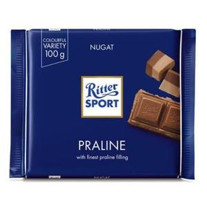 Ritter Sport Milk Chocolate with Praline Nugat, 100g Cheap Sale Many Kinds Of