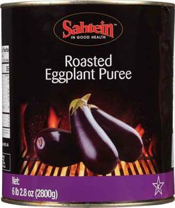 Roasted Eggplant Puree (Sahtein) 6 lb 2.8 oz (2800g) Can Manchester For Sale