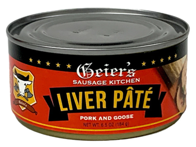 Pork Liver Pate with Goose Meat (Geiers) 6.5 oz The Cheapest