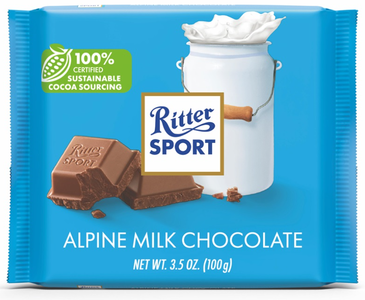 Ritter Sport Alpine Milk Chocolate, 100g Amazing Pice Cheap Online