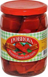Roasted Red Peppers with Garlic (Dobrova) 15.8 oz Cheap Sale Amazing Pice