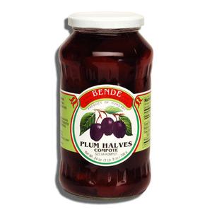 Plum Halves Compote, 24 oz Cheap Big Sale