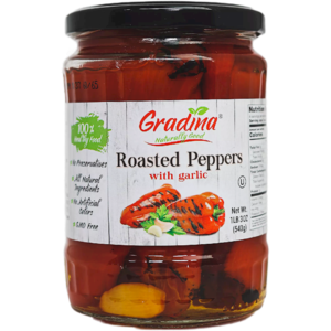 Roasted Red Peppers with Garlic (Gradina) 19 oz Nicekicks Cheap Pice