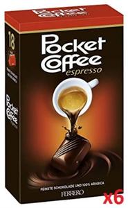 Pocket Coffee Espresso, CASE (6 x 18pk) Sale Shop Offer