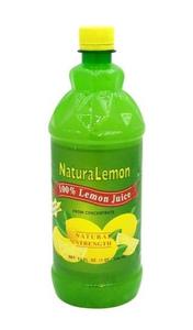Lemon Juice, From Concentrate (NaturaLemon) CASE (12 x 32 oz) Professional