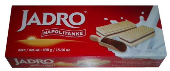 Jadro Filled Wafers, 430g Discount Inexpensive