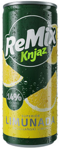 Knjaz Milos ReMix Lemon Soft Drink, .33L Can Clearance Pices