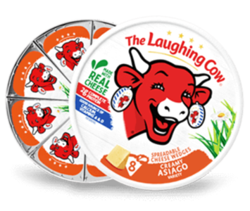 Laughing Cow Creamy Asiago Spreadable Cheese Wedges 8 pieces, 5.4 oz Order Online