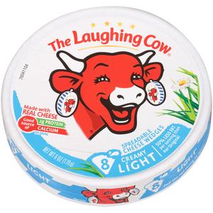 Laughing Cow Spreadable Cheese Wedges Light, 8 pieces, 6 oz Brand New Unisex Cheap Online