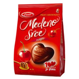 Honey Heart - Cherry, Chocolate Coated Filled Honey Cakes (Pionir) 150g Low Cost Sale Online