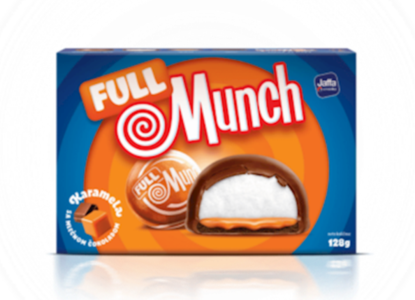 Jaffa Munchmallow Chocolate - Caramel, 128g Clearance Pirce Sale
