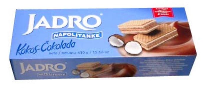 Jadro Coconut-Chocolate Wafers, 430g Buy Cheap Release Dates
