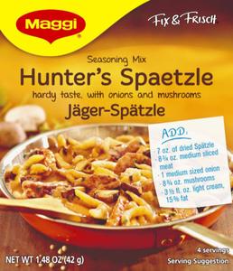 Hunter's Spaetzle Seasoning Mix (Maggi) 42g (1.48 oz) Outlet Genuine