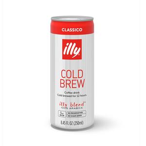 Illy Classico Cold Brew Coffee Drink, 8.45 FL OZ Free Shipping Pay With Visa