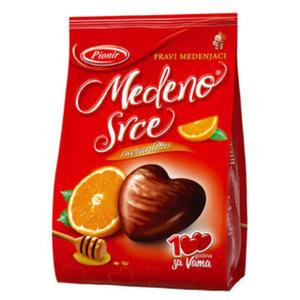 Honey Heart - Orange, Chocolate Coated Filled Honey Cakes (Pionir) 150g Get Authentic Cheap Pice