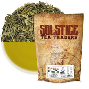 Pan-fired Green Tea Loose Leaf (8oz Bulk Bag) Marketable Online