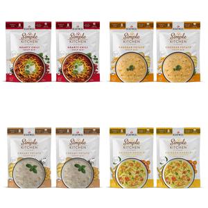 Simple Kitchen Soup Favorites Variety Pack (8 count, 8-Servings per Pouch) Lowest Pice