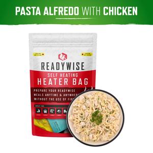 Self Heating Kit - Pasta Alfredo with Chicken   Snack Clearance Marketable