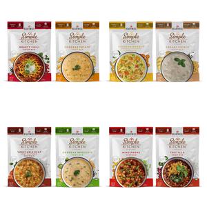 Simple Kitchen Soup Sampler Variety Pack (8 count, 8-Servings per Pouch) Best Sale Online