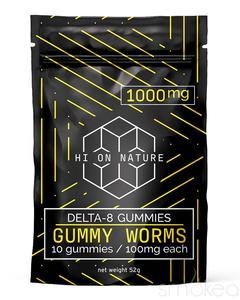 Hi On Nature 1000mg Delta 8 Neon Worms Gummies Footlocker Pictures Online
