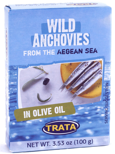 Wild Anchovies in Olive Oil (Trata) 100g Sale Cost